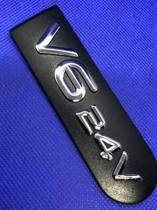 Logo Insignia Emblema V6 24V Renault 21 25 Safrane Laguna Original 6025304297 - Imagen 1 de 23