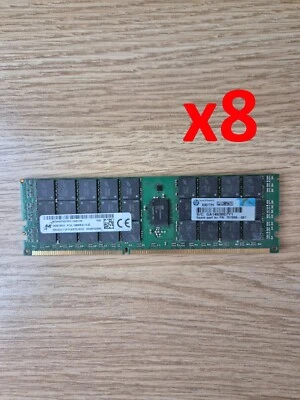 Lot Of x8 Micron MT54KSF3G72PZ-1G4E1HG 24GB 3RX4 PC3L-10600R-9-11-ZZ Memory - Image 1 of 4