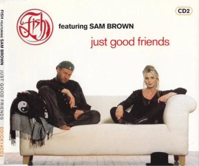 FISH Featuring SAM BROWN Just Good Friends RARE MARILLION Solo CD SINGLE Foto 1 de 2