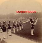1901 PHOTO STEREOVIEW WEST POINT MILITARY ACADEMY "Dress Parade"