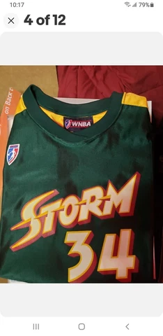 Vtg Authentic WNBA JERSEY (2) LOT NWOT STORM & FEVER * READ DESCRIPTION* Cover