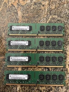 4GB (4 x 1GB) HYS64T128020EU-2.5-B2 PC2-6400U-666-12-E0 2Rx8 RAM Memory Kit - Picture 1 of 4