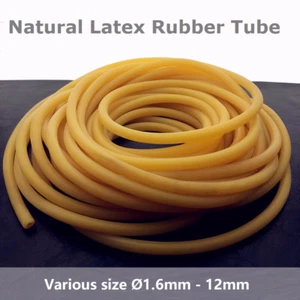 Katapult Schleuder Gummiband Natur Latex Schlauch Rohr Ersatz Gummi Jagd 1~12mm - Picture 1 of 6