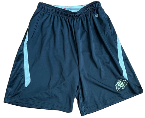 Champion Colorado Buffaloes NCAA Men's Gray/Black Basketball Shorts Sz XL Cover