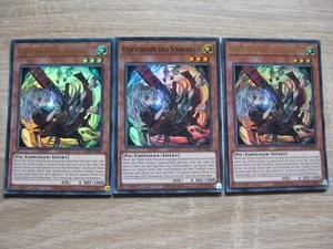 3x Yu-Gi-Oh! RA02-DE009 Geisteroger y Conejo de Nieve Ultra Raro + Holo Casi Nuevo - Imagen 1 de 1