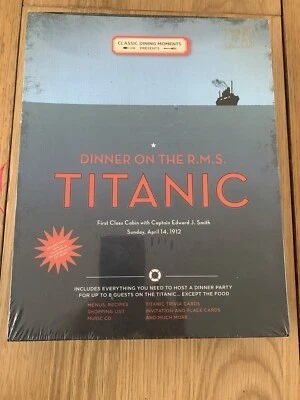 652#Dinner On The RMS Titanic,  Ginger Fox LTD, Dinner Party Game, Sealed — 第 1/2 张图片