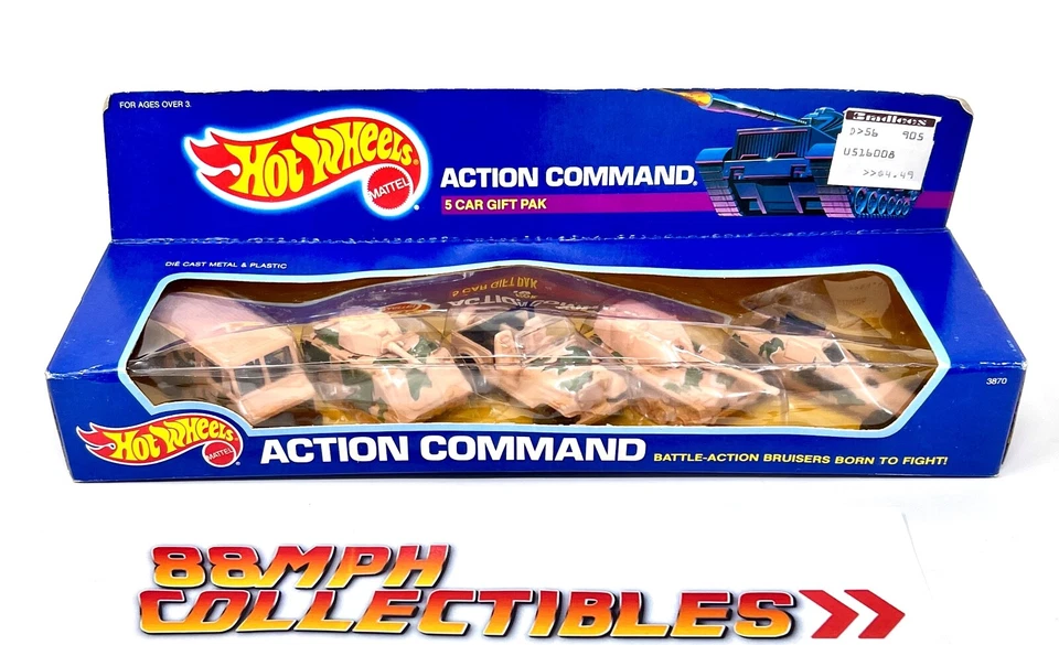 1987 Mattel Hot Wheels Emergency Team 5 Car Gift Pak 3870 Cf00125