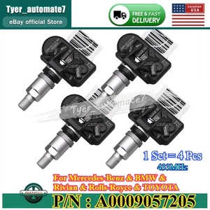 New 4PCS A0009057205 TPMS Tire pressure Sensors Fit for MERCEDES-BENZ E300 GLE - Picture 1 of 12