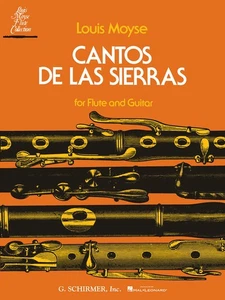 Louis Moyse Cantos de las Sierras Flute & Guitar Duet Classical Sheet Music Book - Picture 1 of 1
