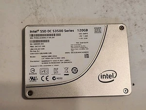 Intel SSD DC S3500 120GB SATA 6GB/s 2.5" Laptop SSD SSDSC2BB120G4 - Free Ship - Picture 1 of 2