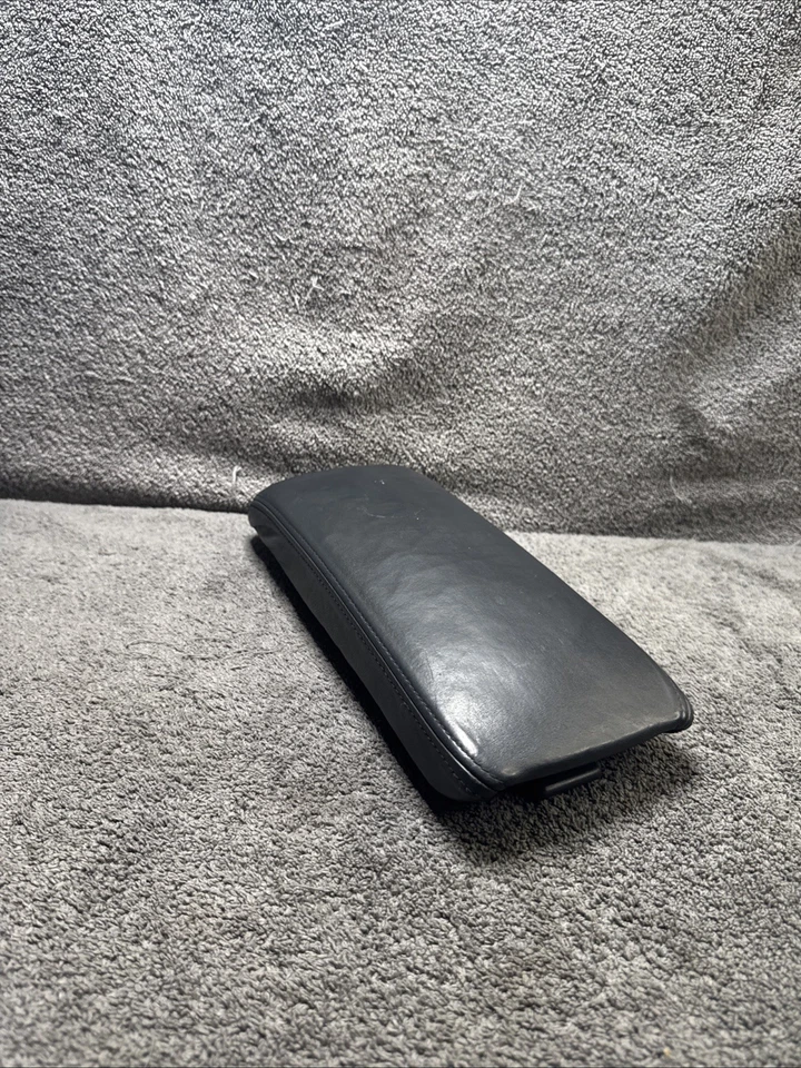 Acura TL CL 1999-2003 consola central tapa reposabrazos cuero deslizante negro OEM Foto 1 de 4