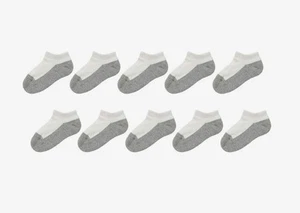 Jefferies Socks L16449  Kids Seamless Sport Low Cut 9 Pack Socks Size XS - Picture 1 of 2