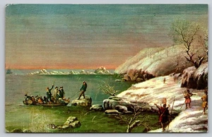 Vintage Postcard, C8, Landing Of The Pilgrims At Plymouth, Massachusetts. - Picture 1 of 2
