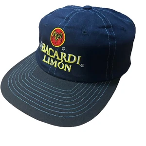 Gorra de béisbol vintage de ron Bacardí Limón promoción The Revolutionary Citrus Spirit - Imagen 1 de 6