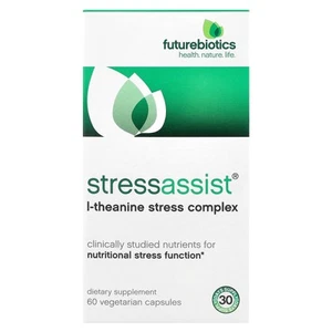 Stressassist®, L-Theanine Stress Complex, 60 Vegetarian Capsules - Picture 1 of 3
