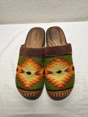 Zueco Manta Born Bandy Southwest Cuero Artesanal Multi 7 Boho Étnico Azteca Foto 1 de 4