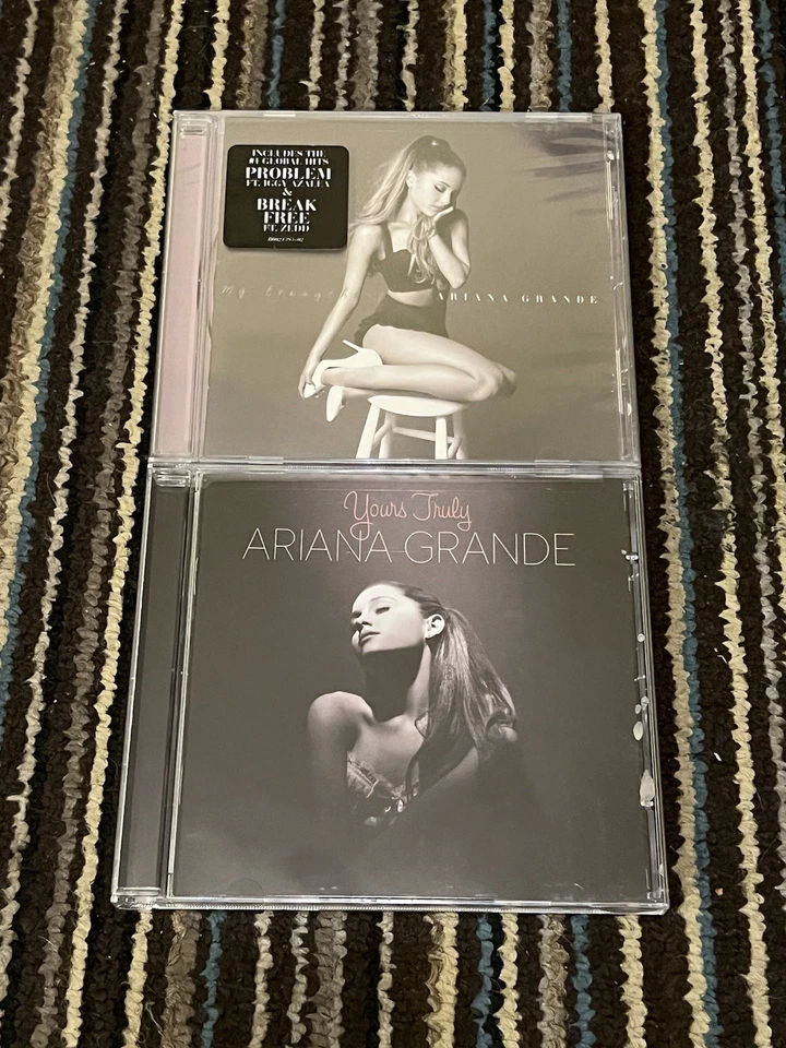 Ariana Grande CD Lot (2) Brand New Sealed: Yours Truly / My Everything Foto 1 de 4
