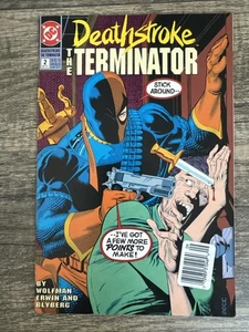 Deathstroke the Terminator #2 DC Comics 1991. Barcode Sticker. C20 - Picture 1 of 6