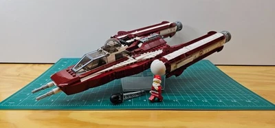 Custom LEGO Star Wars the Clone Wars dunkelrot Y-Wing Starfighter Moc (8037): Spielzeug - Bild 1 von 4