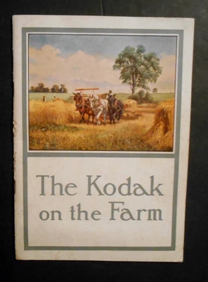 1909 The Kodak On The Farm Booklet Eastman Kodak Cameras Promotional Advertising - Image 1 of 4