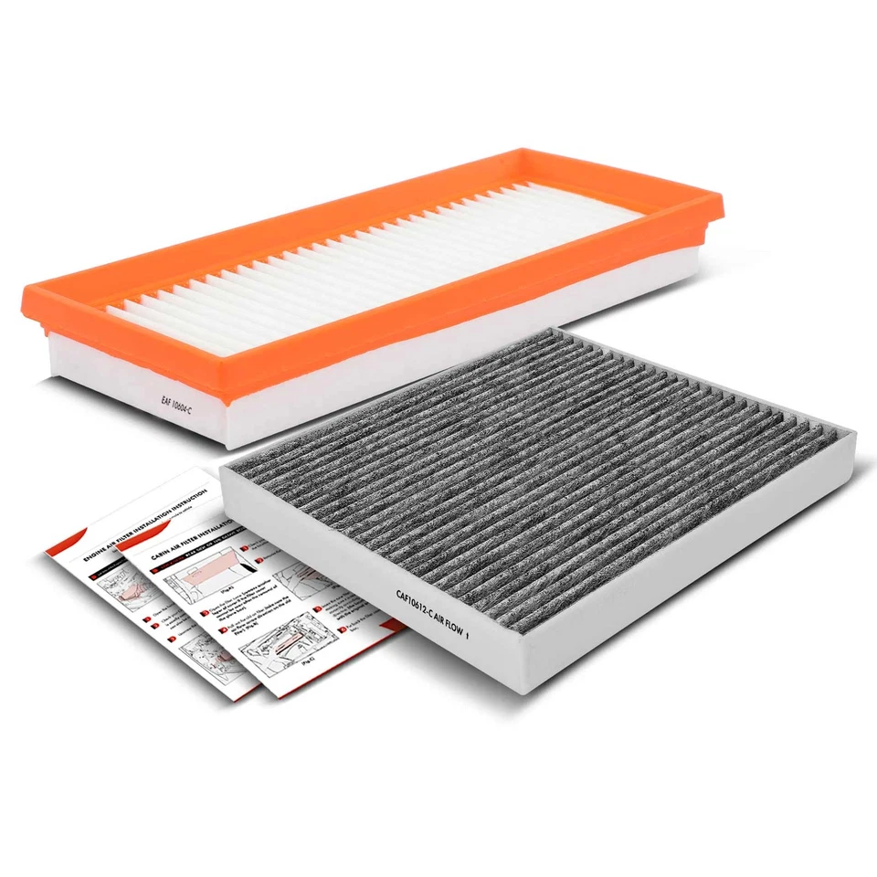 Engine and Activated Carbon Cabin Air Filter for Smart Fortwo 2008-2015 L3 1.0L - Image 1 of 4