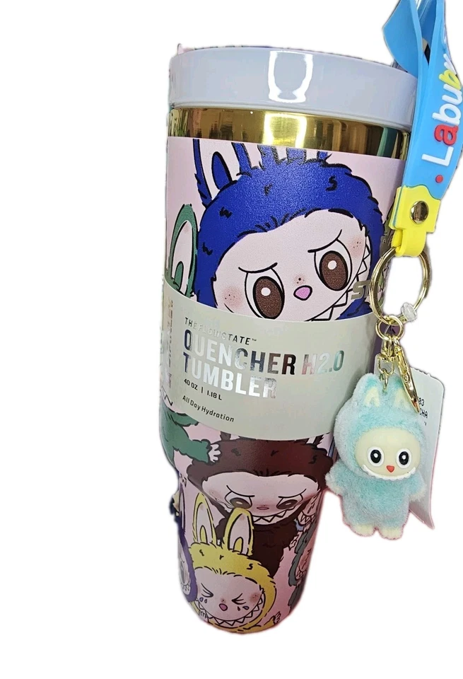 Vaso Labubu Monster 40 oz con llavero y caja de regalo nuevo  Foto 1 de 4