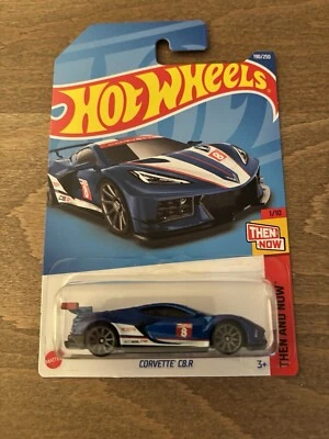 Hot wheels Corvette C8.R Blue #190 190/250 Then and Now 1/10 - Image 1 of 3