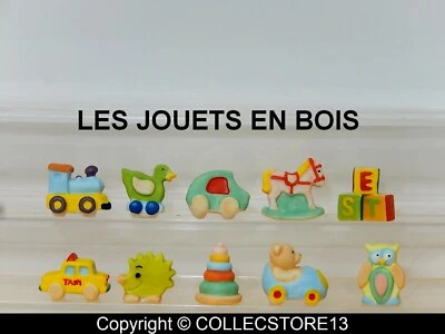 SERIE COMPLETE DE FEVES LES JOUETS EN BOIS 2022