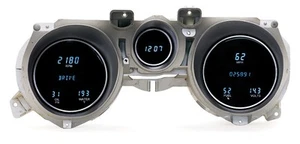Dakota Digital 1971-73 Ford Mustang 6 Gauge Cluster Instrument System VFD3-71M-Z - Bild 1 von 3