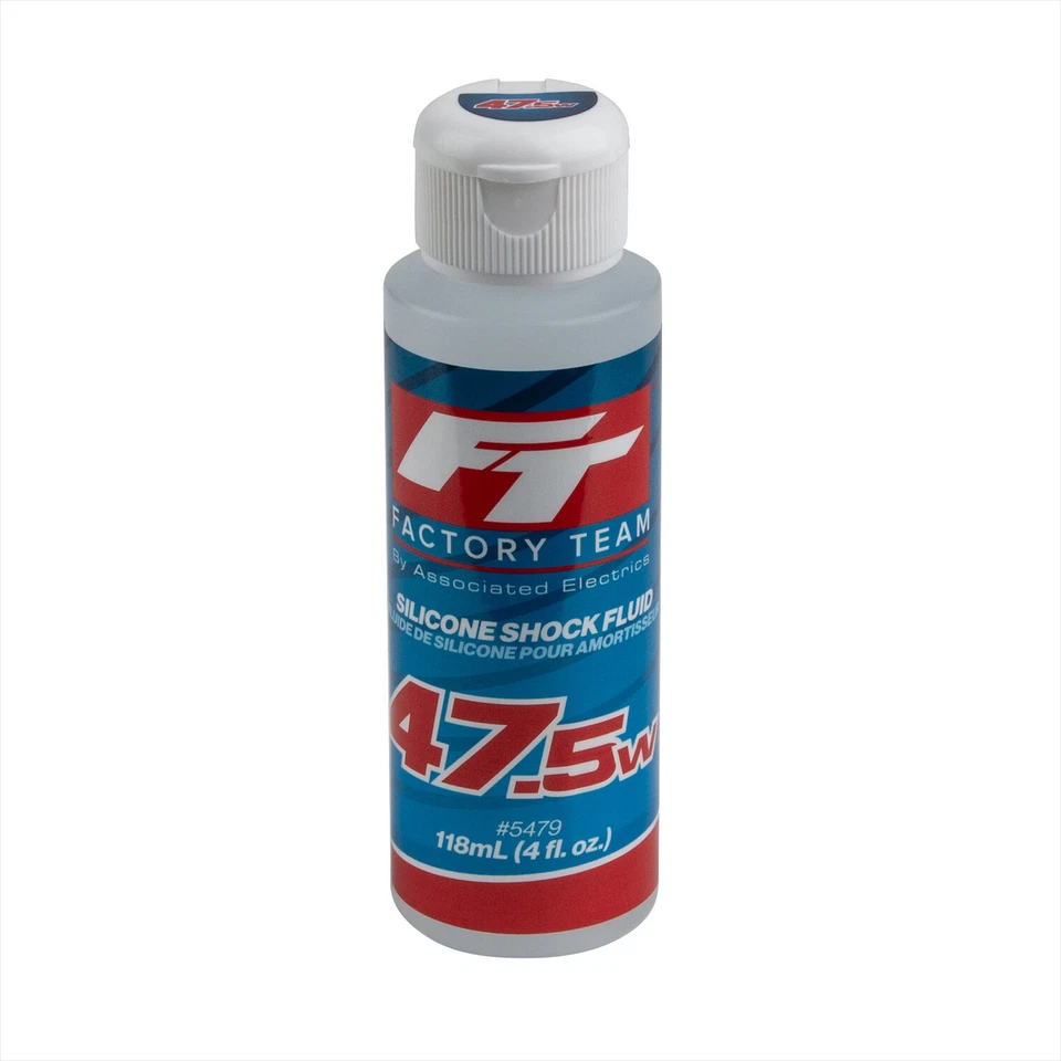 Associated 5479 FT Silicone Shock Fluid 47.5wt (613 cSt) 4oz. Bottle - Image 1 of 1