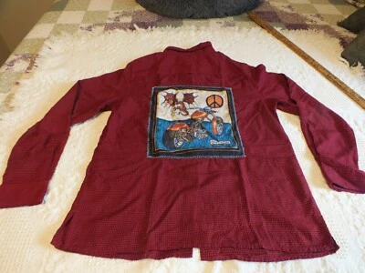 升级再利用衬衫布兰森摩托车贴花尺寸 Med 10-12 Northcrest — 第 1/4 张图片