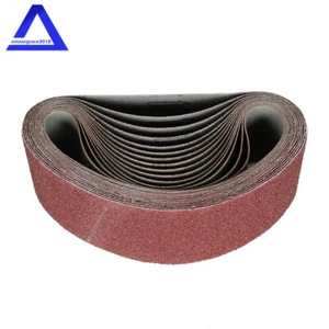 12 Piece 4×24" Sanding Belts 60 80 120 150 240 400 Grit Belt Sandpaper US - Picture 1 of 12