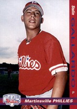 1998 Martinsville Phillies Grandstand #11 Stalin Gallardo Venezuela VZ Card