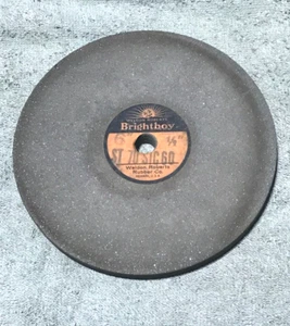 Brightboy Ruberized wheel #ST70 SIC 60, 6x1/2x1/2. New condition from old stock. - Picture 1 of 4