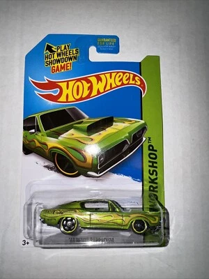 Flota de calor de taller Hot Wheels 68 Hemi Barracuda verde HW (2796) Foto 1 de 2