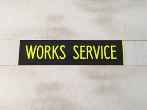 Essex / New Kelvedon Bus Blind 23" - Works Service - Picture 1 of 1