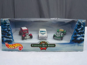 Hot Wheels Vintage Hot Rods Christmas Holiday Set - Picture 1 of 6
