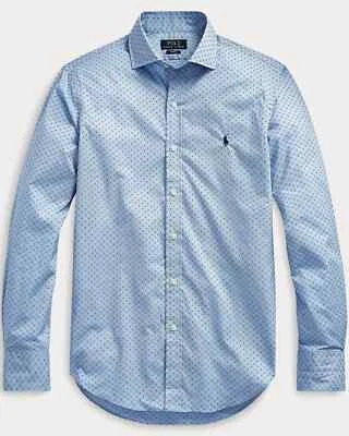 Polo Ralph Lauren Slim Fit Geometric Poplin Shirt - Image 1 of 4