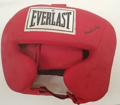 Muhammad Ali Signed Everlast Headgear Autographed JSA - Image 1 of 3
