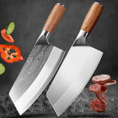 Küchenmesser Profi Kochmesser Japanisches Edelstahl Messer Metzgermesser Scharf - Bild 1 von 4