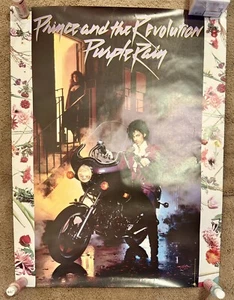1984 PRINCE PURPLE RAIN: Original Record Store PROMO Poster - Bild 1 von 10