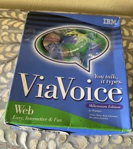 IBM ViaVoice Personal für Windows Millennium Edition You Talk It Types Brandneu - Bild 1 von 2