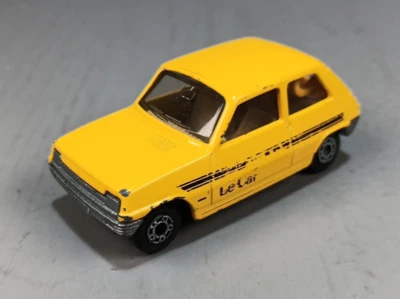 VTG 1978 Matchbox Superfast Lesney Renault STL #21 Le Car Yellow - Image 1 of 4
