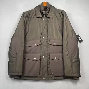 Guess Hunting Coat Jacket Men's XL Brown Button Elbow Pad Coat Outdoor NWT $148 - Picture 1 of 13