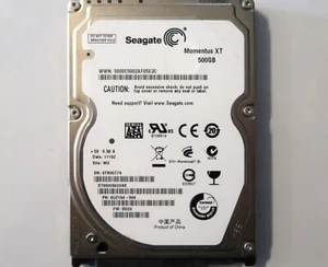Seagate ST95005620AS 9UZ154-500 FW:SD23 (5YX) WU China 500gb 2.5" Sata 10/2010 - Picture 1 of 1
