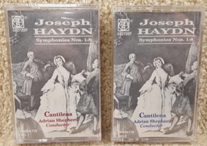 Cassette Tape Joseph Haydn Symphonies Nos. 1-8 Cantilena Adrian Shepherd - Picture 1 of 4