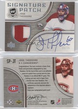2005-06 Upper Deck The Cup Signature Patch Jose Theodore #SP-JT Patch Auto