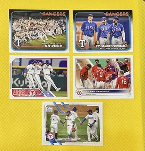 TEXAS RANGERS 5-Card Bundle (please read Description) - Picture 1 of 2