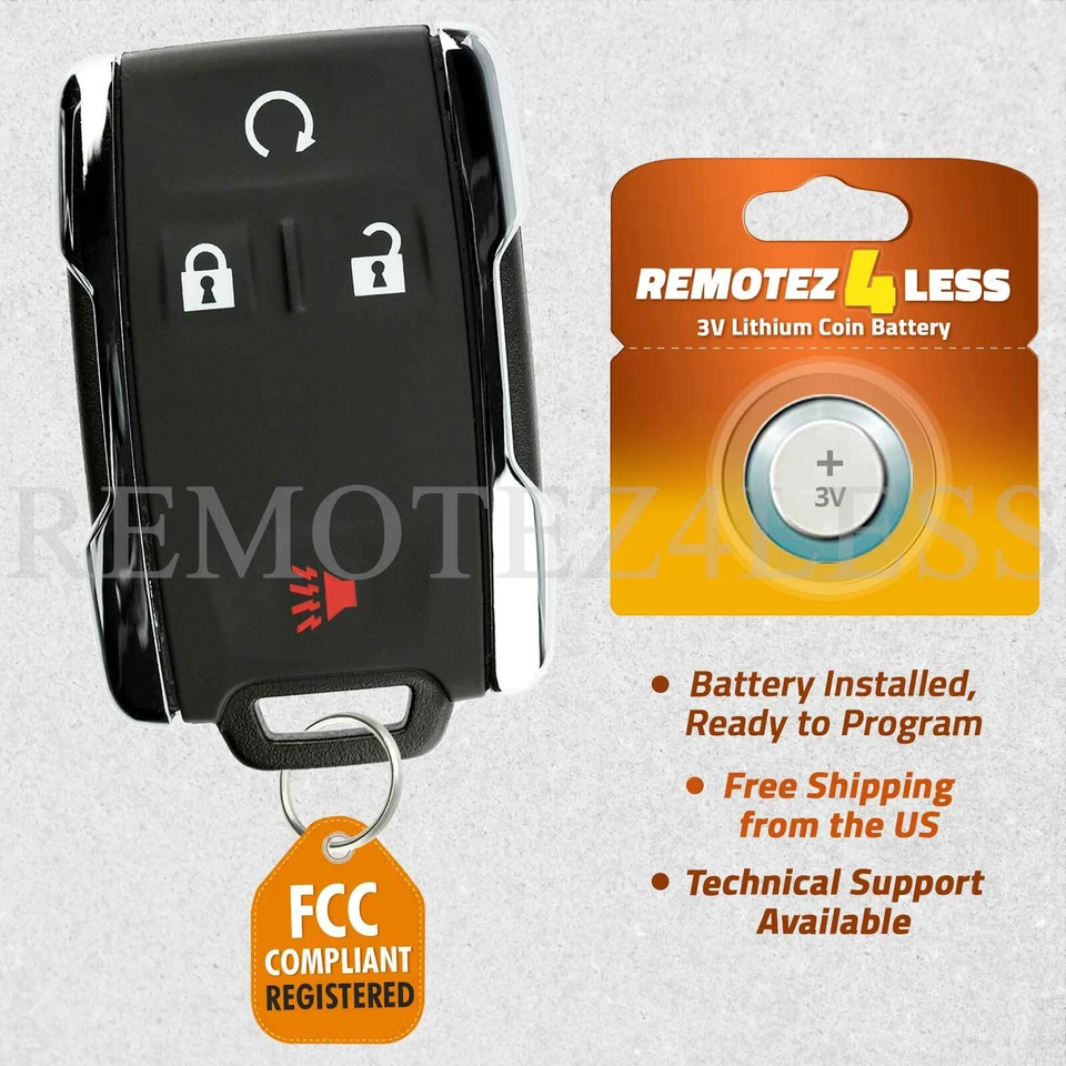 For 2007 2008 2009 2010 2011 2012 2013 Chevrolet Avalanche Tahoe Remote Key Fob - Image 1 of 1