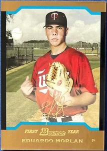 2004 Bowman Draft Picks & Prospects EDUARDO MORLAN BDP46, Minnesota Twins, GOLD - Picture 1 of 5